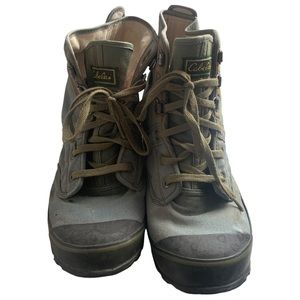 Cabelas Mens Canvas Lace Up Hunting Boots Shooting Fishing US 11 Boating Camping